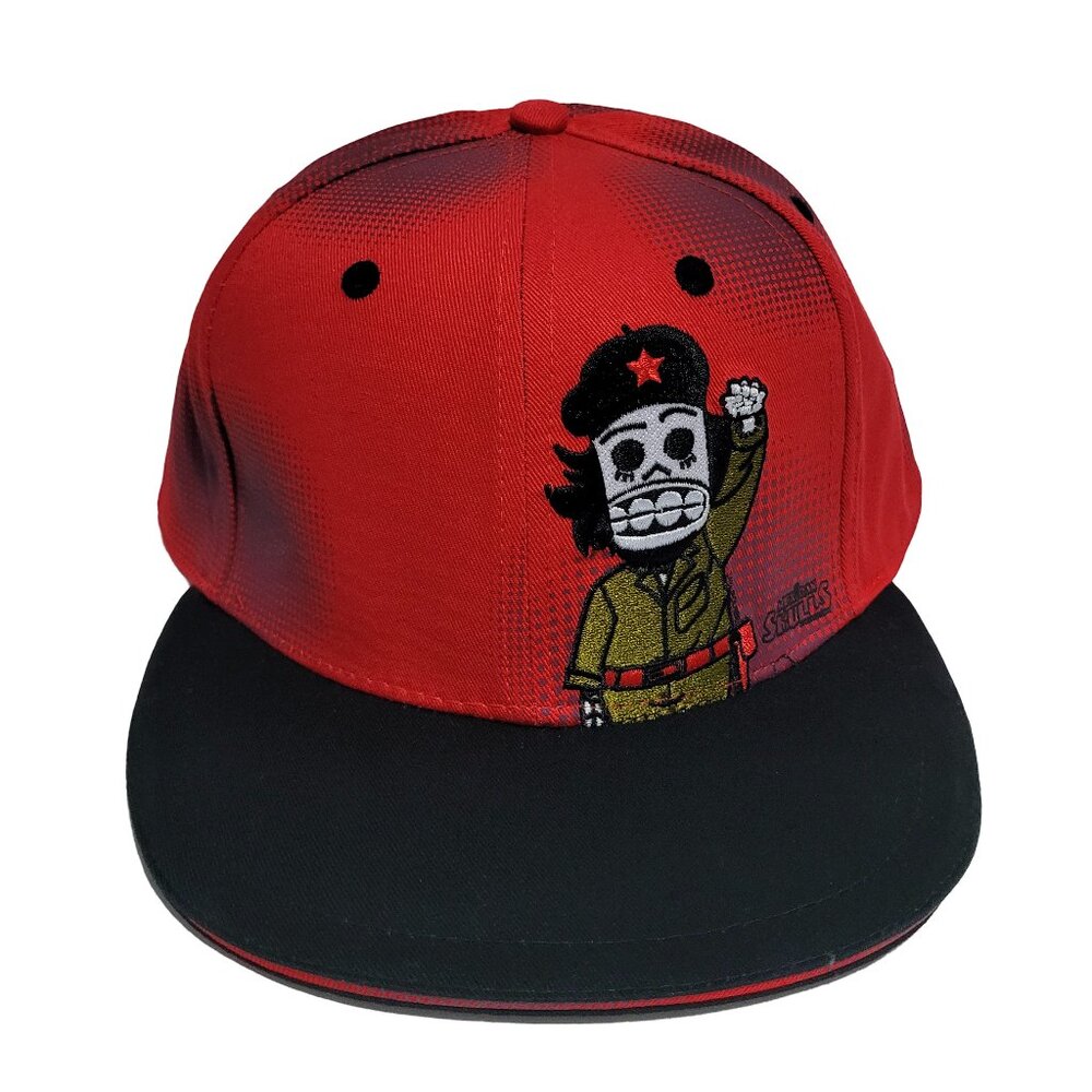 Maya Studios Mexican Skulls Che Guevara Inspired Red/Black Snapback